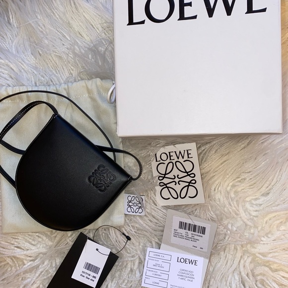 Loewe Black Small Heel Pouch - Picture 6 of 14